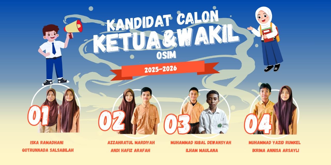 Sukseskan Pemilihan Ketua dan Wakil Ketua Organisasi Siswa Intra Madrasah (OSIM) di MTsN 2 Mabar