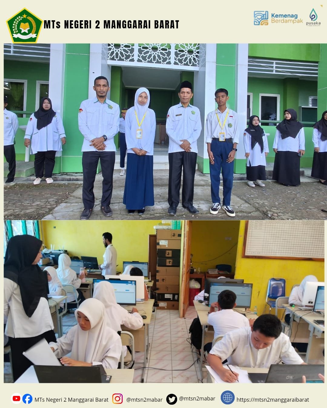 Awali ASAT TP 2025/2026, MTsN 2 Manggarai Barat Gelar Upacara Pembukaan dan Tekankan Pentingnya Kejujuran